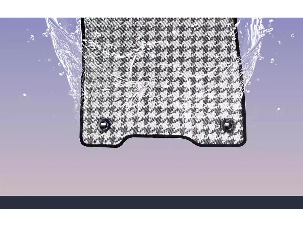 Siene Grevia Anti-Slip Carbon Fiber Car Mats - Wear & Dirt Resistant