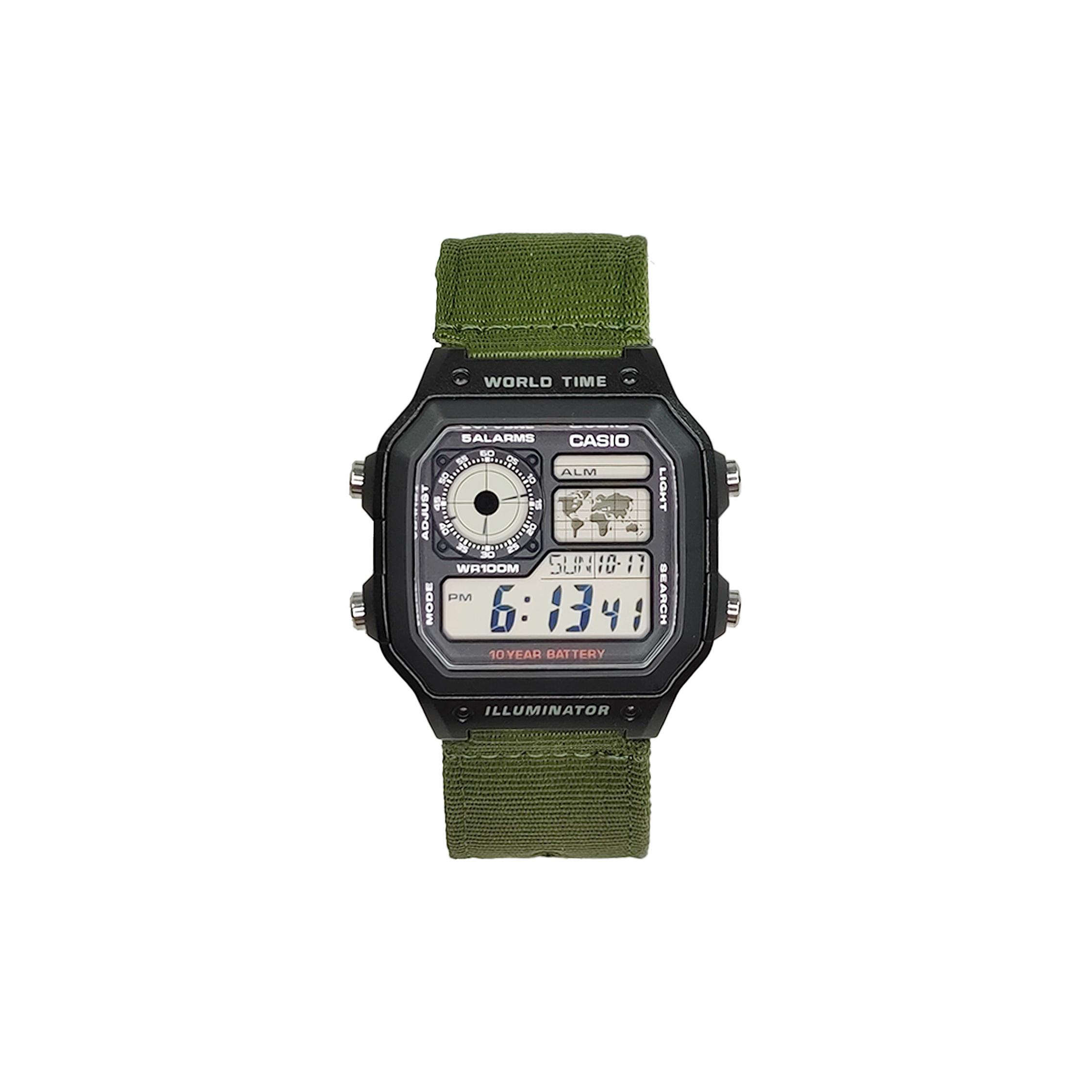 CASIO Unisex YOUTH Black Watch AE-1200WH-1A(Watch3--)