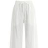 Shop   Women Linen Wide Pants Cool Banding Pants Sky Pic Wpt 11877