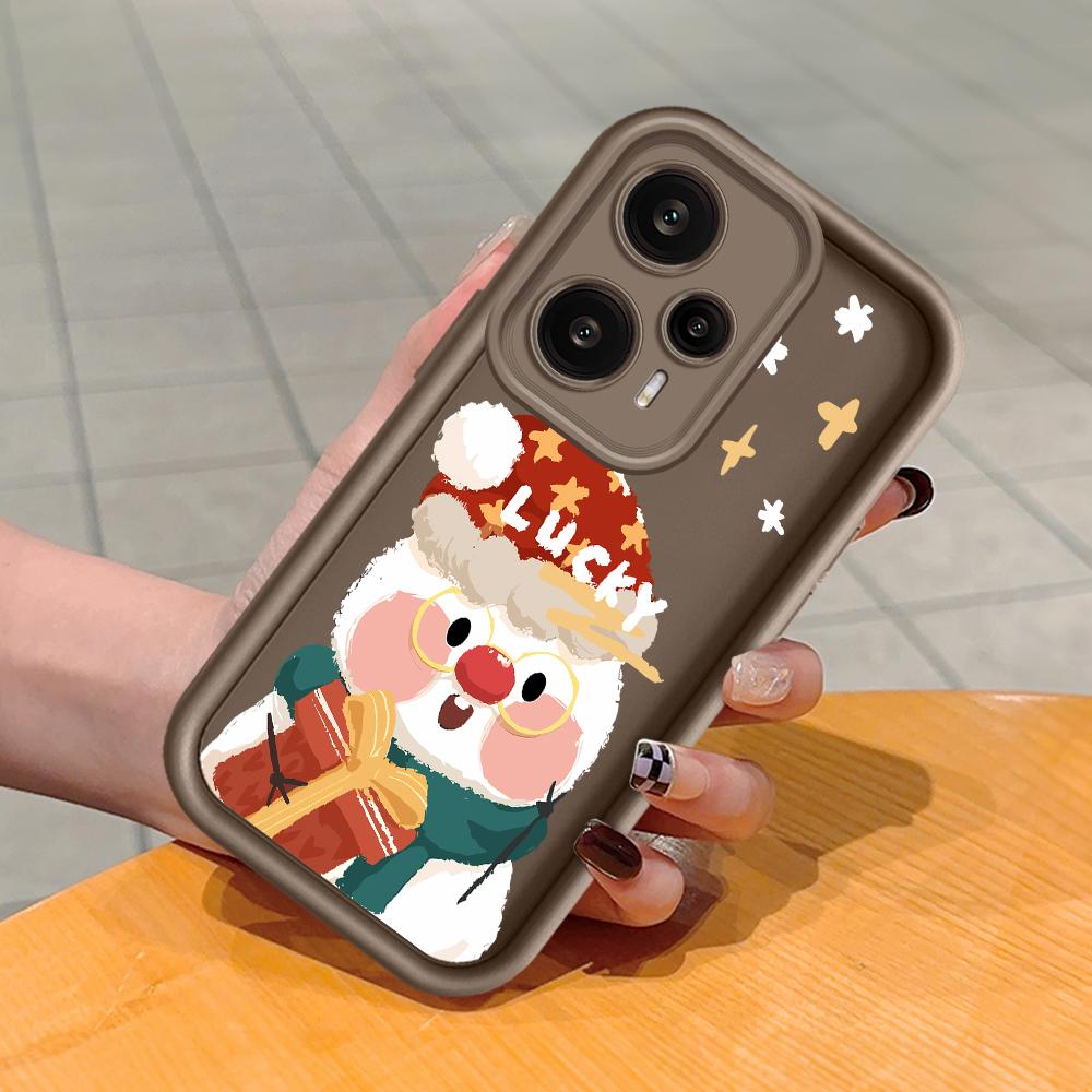 Model de imprimare cu scară pătrată din silicon moale Carcasă pentru telefon Acoperire completă Cameră cu protecție antișoc Carcasă din cauciuc pentru Xiaomi Redmi