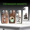 C-Coffee Latte Art Phone Case For iPhone17,16,15,14,13,12,11 Plus,Pro Max Magnetic For Magsafe Wireless Charging