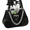 High-quality Second-hand Bag Hand Bag, Sweet Cool Patent Leather Canvas Bag, Metal Chain Hot Girl Bag  Shoulder Crossbody Bag