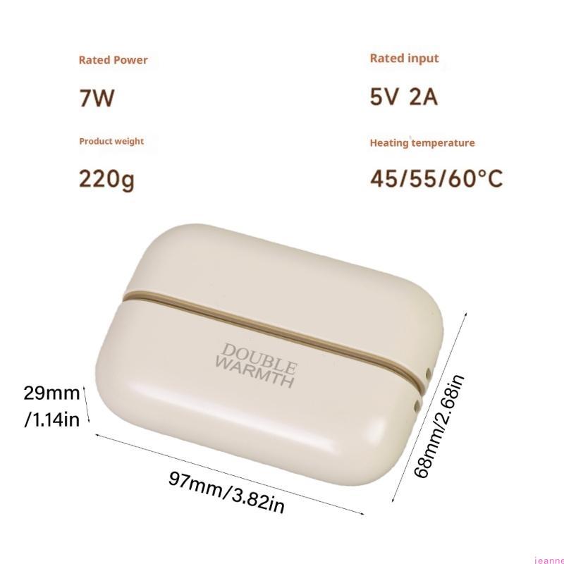 Magnetic Detachable Warmers For Winter Office Use Adjustable Heating Mode Quick Warm Hand Warming Device For Outdoor