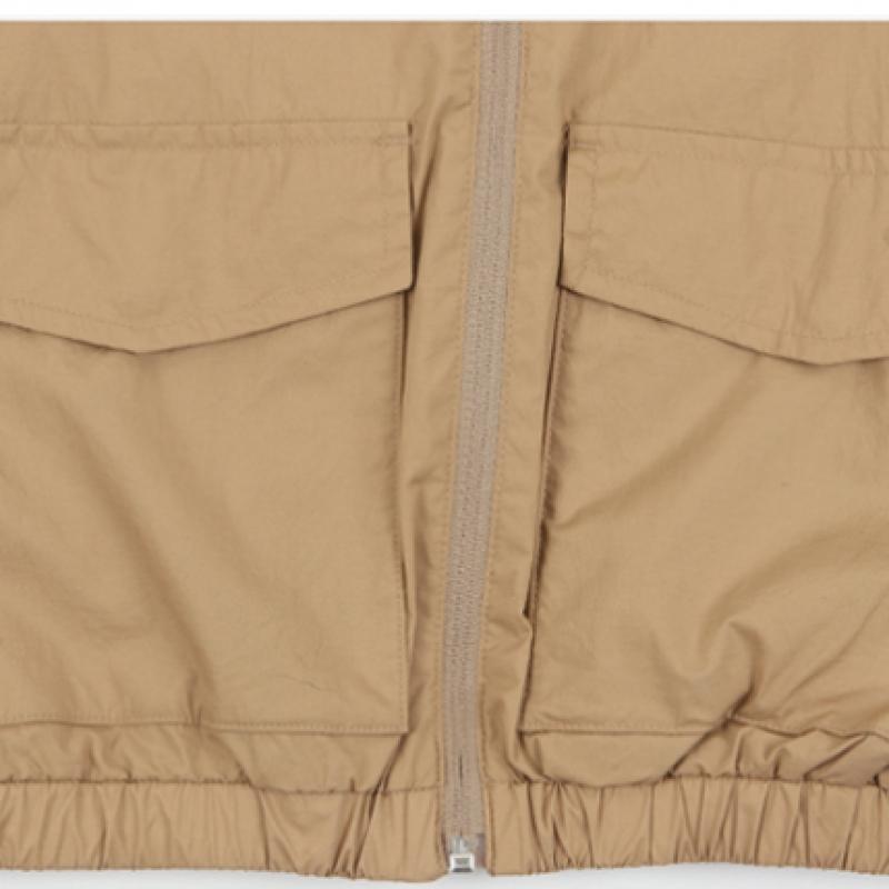 New Balance Geacă Bluzon Copii Strat Unic Bej