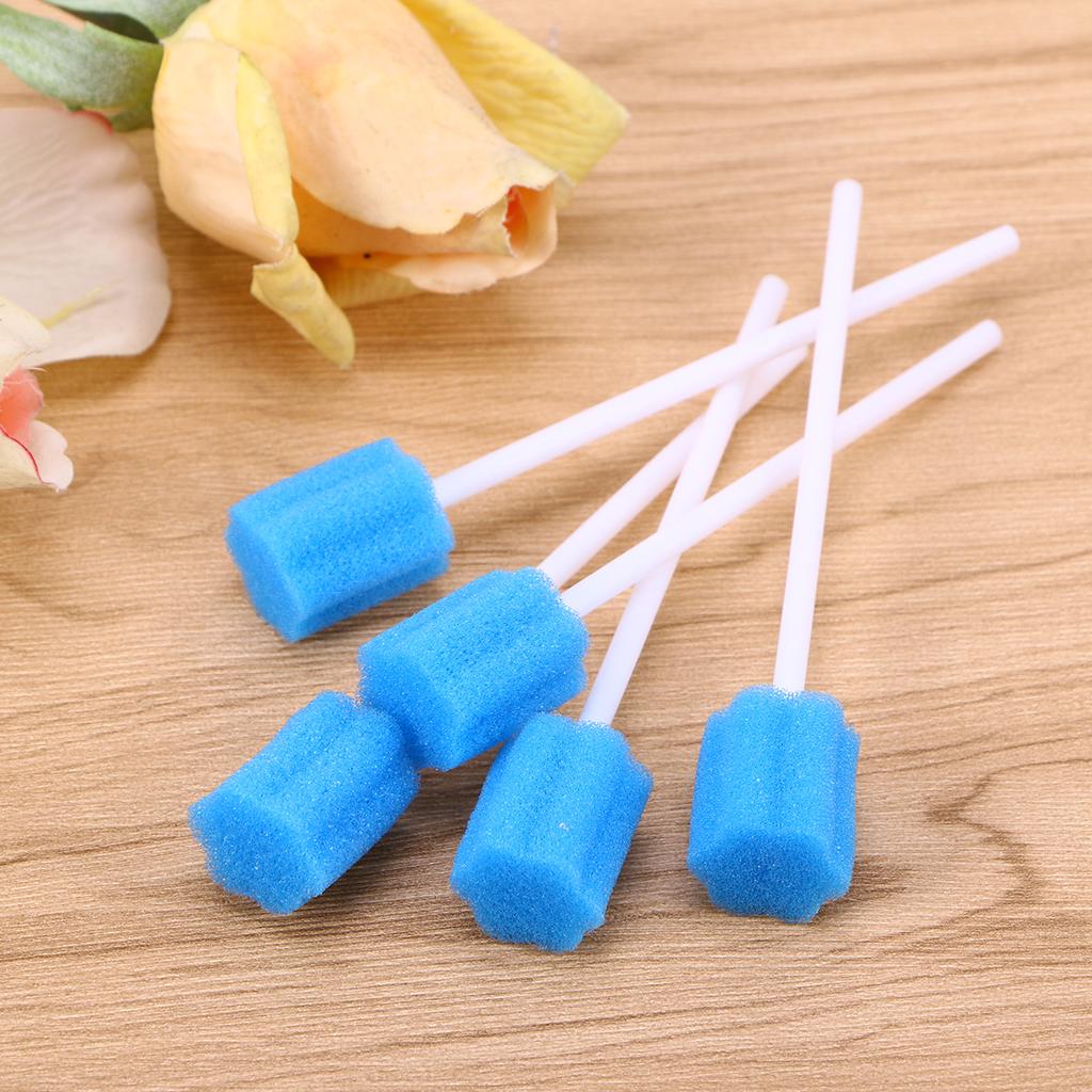 Buy 100PCS Sponge Stick Disposable Lightweight Safe Mouth Care Oral