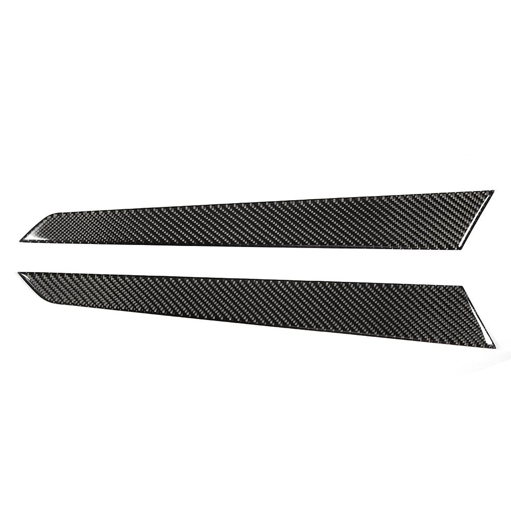 4PCS Interior Door Panel Cover Trim Real Carbon Fiber Fit for Mercedes C Class W204 07 13