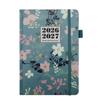 A5 Mid-Year 2026-2027 English-Chinese Planner: Weekly Notebook with Custom Logo.