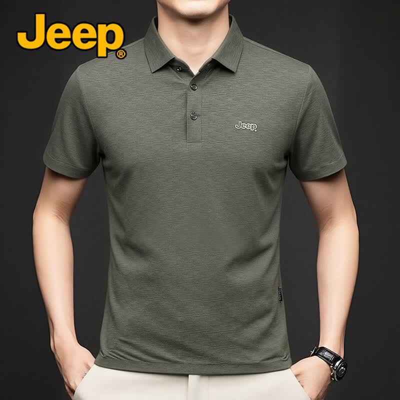 JEEP Men s Ice Silk Cooling Polo Shirt 3XL
