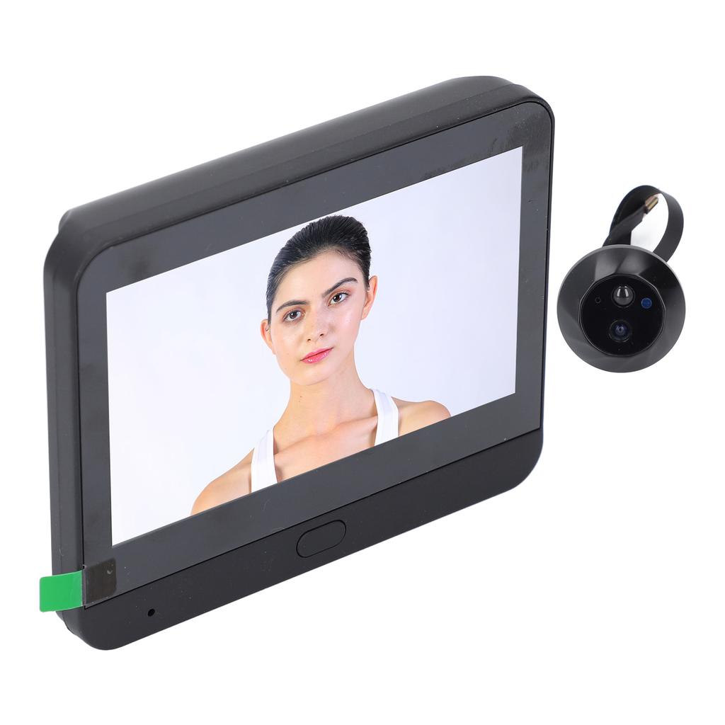 Wireless Video Doorbell Intercom System 1080P 4.3 Inch Color Screen 120 Degree Wide Angle Smart WiFi Video Doorbell