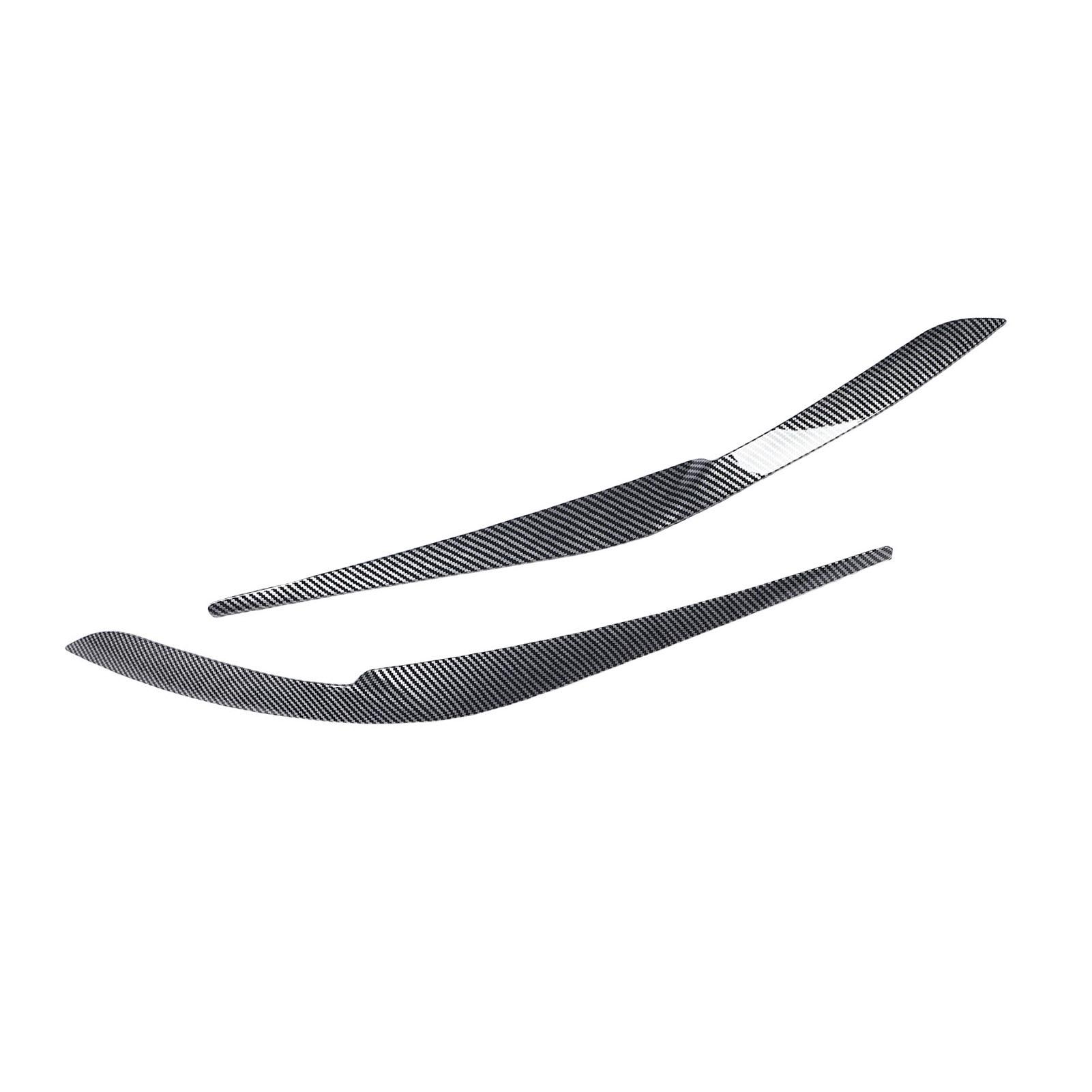 Pair of Front Headlight Eyebrow Left Right Headlamp Eyelid Cover Trim Replacement for X5 G05 X6 G06 LCI