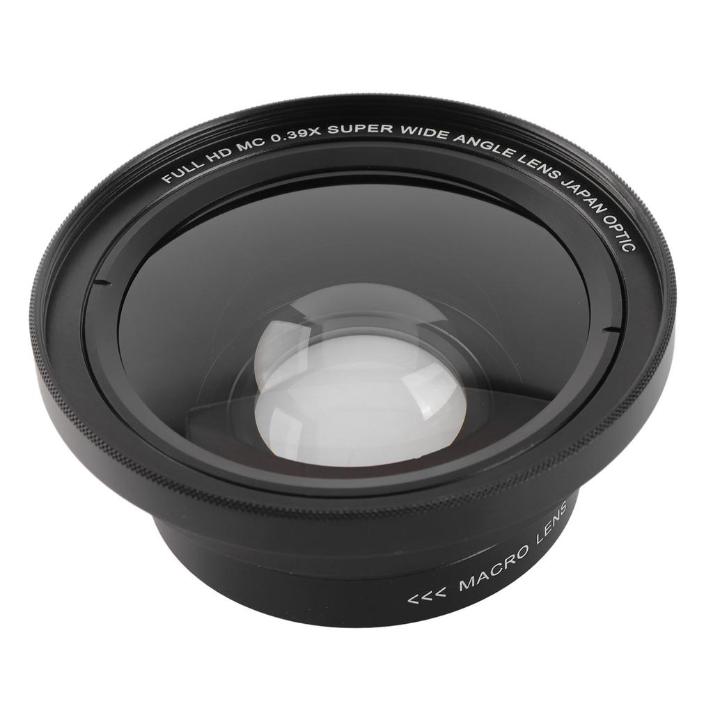 Digital videokamera vidvinkelobjektiv 0,39X 37mm gränssnitt HD professionell kamera vidvinkelobjektiv för D4993