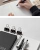 TOME Black 0.5mm Click Gel Pen with Bullet Tip for Exam and Note-taking