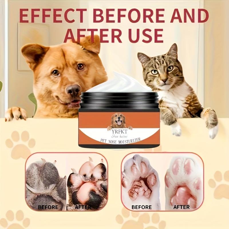 YRFKT Cat and Dog Nose and Paw Moisturizing Cream,a portable moisturizing shea butter formula that can soothe dryness and cracks,is a pet care product 5G