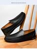 Men's Genuine Leather Loafers - Soft Sole, Breathable & Trendy Driving Shoes