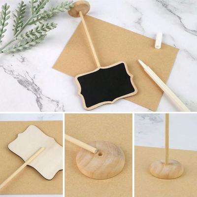 Small Wooden Chalkboard for Party, Chalkboard Signs, 20 PCS Mini Chalkboard with Easel Stand, Event Decorations