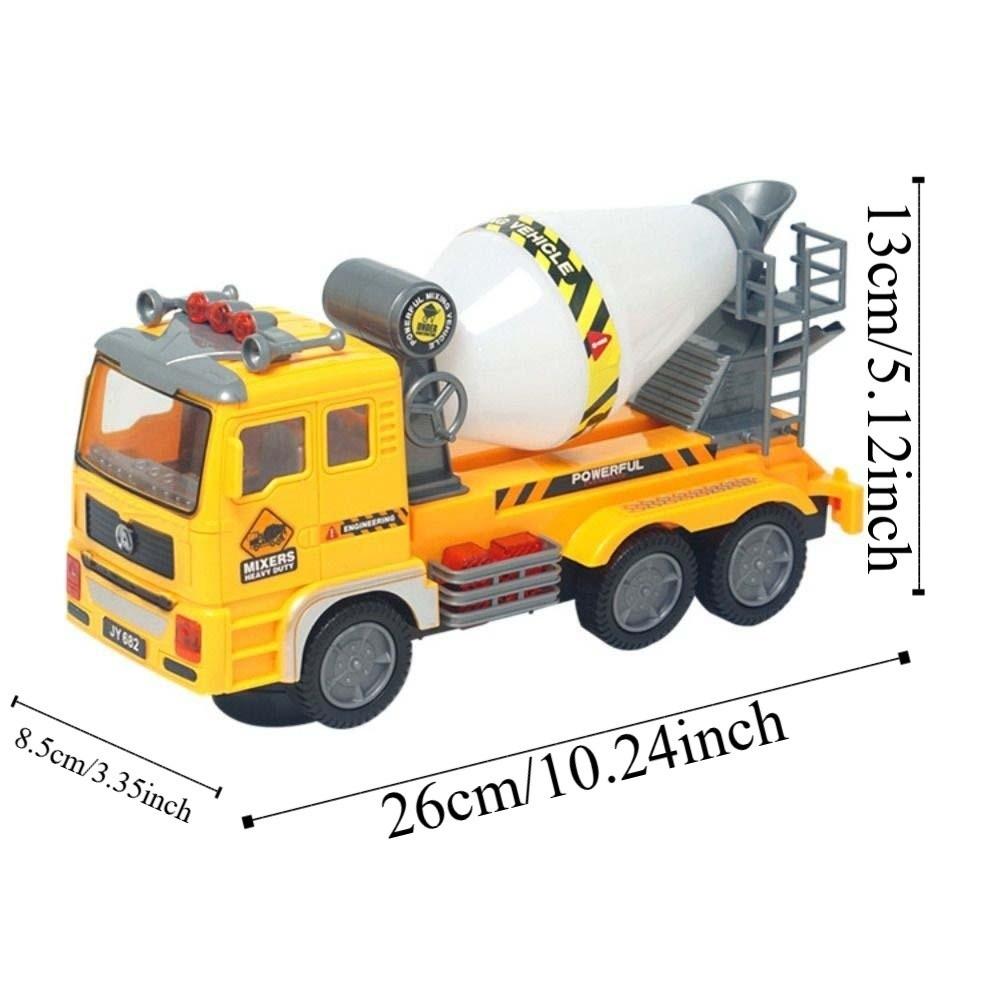 Magnetic Electric Engineering Truck Sound Light Engineering Vehicles Toy Children's Toy