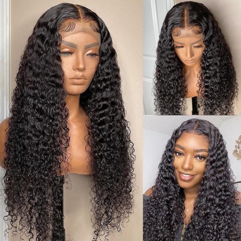 Wig New Style Women's African Fashion Small Curl Long Hair Black Headgear