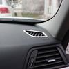 For BMW 3 Series F30 2013-2018 LHD Dashboard AC Vent Frame Air Conditioning Outlet Cover Trim Decoration Sticker Car Accessories