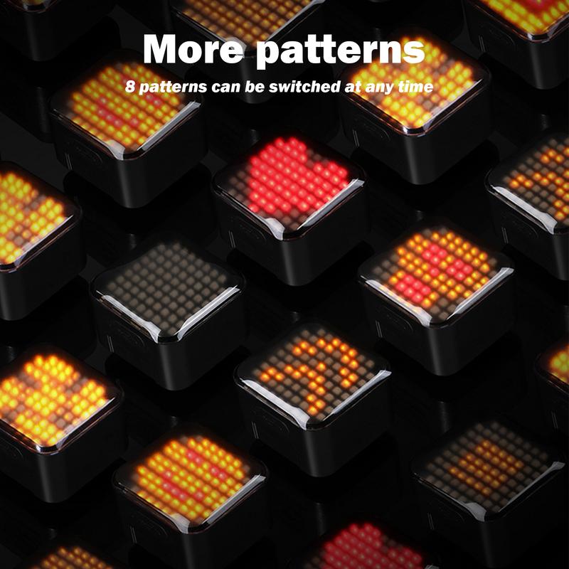 Gece Sürüşü İçin Bisiklet Arka Lambası Arka Kırmızı Işık Led Ebike Arka Lambası Akıllı ve Yaratıcı USB Şarj Fren Algılama 8