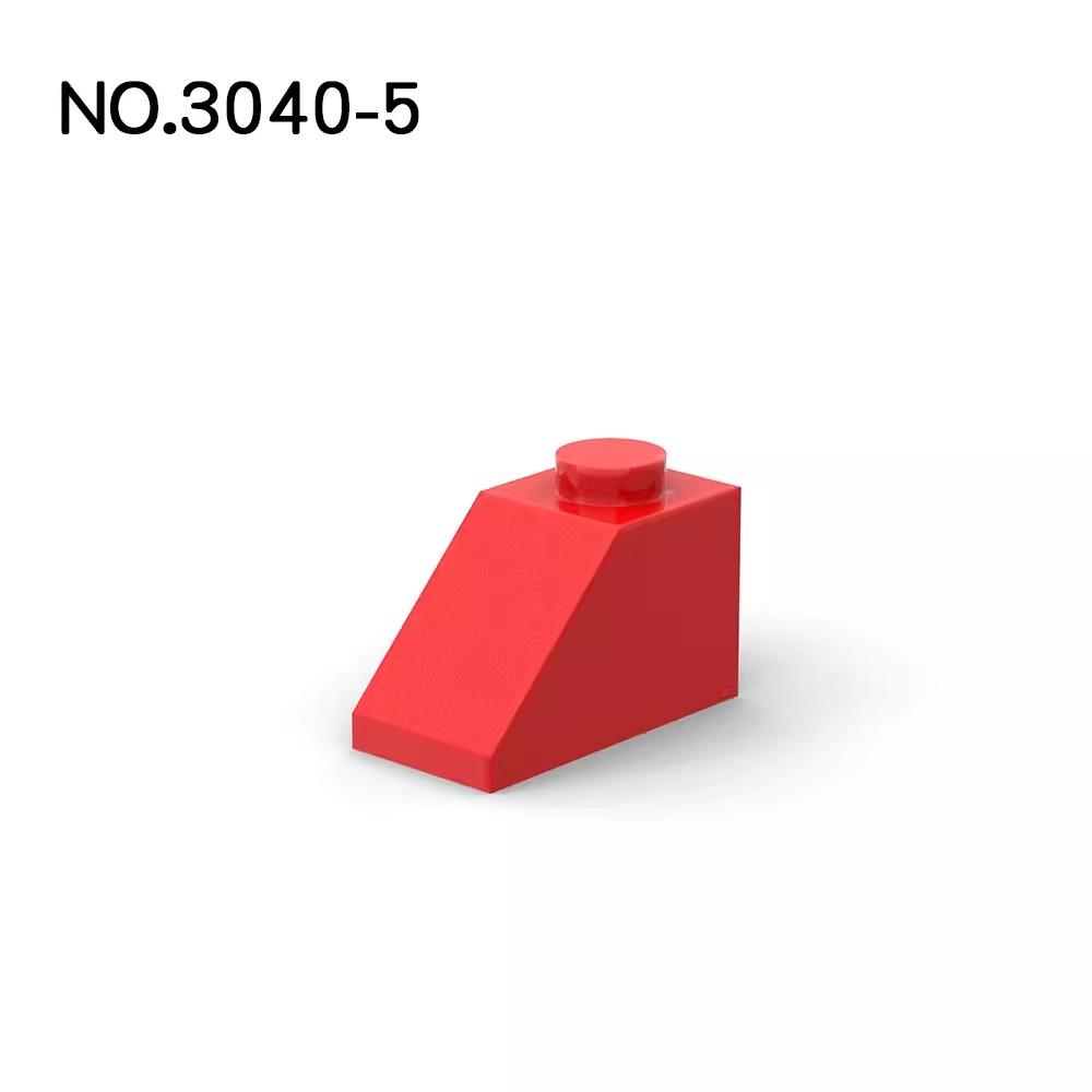 20Pcs   MOC Parts 3040 Slope 45° 2 X 1 Compatible Bricks DIY Assmble Building Blocks Particle Kid Puzzle Brain Toy Gift