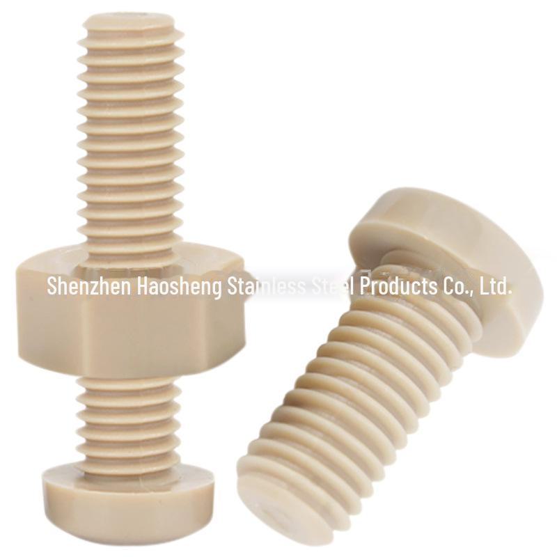 PEEK Round Head Screw & Nut Set, Pan Head Combo M3/M5/M6