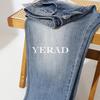 YERAD Women's Linen Lyocell Blend Loose Wide-Leg Jeans