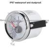 Mariner Tankanzeige 52mm/2in Kraftstofftank Füllstandsanzeige Wasserdicht 0-190 Ohm Signal Zeigerinstrument für Marineboot Auto (Weiß)