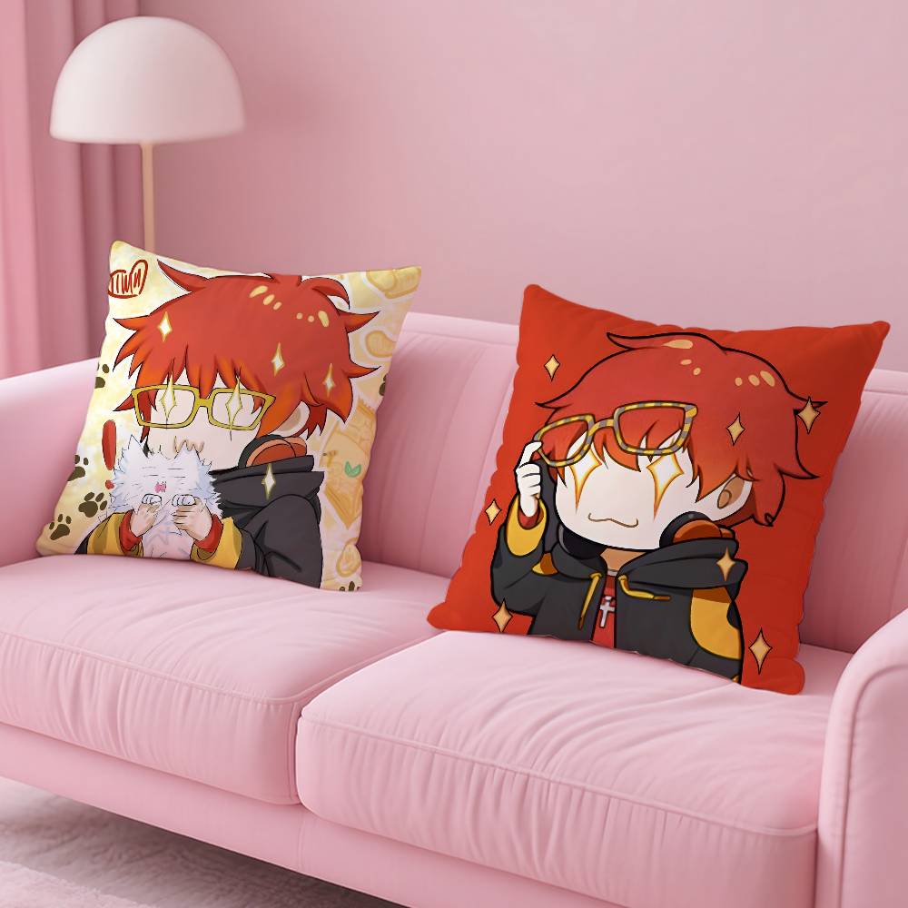 Hot Game M-Mystic Messenger 707 Pillow Case Custom Printed Brushed Fleece Pillow, Baby Skin-Touch, Eco-Friendly Dye-Sublimation
