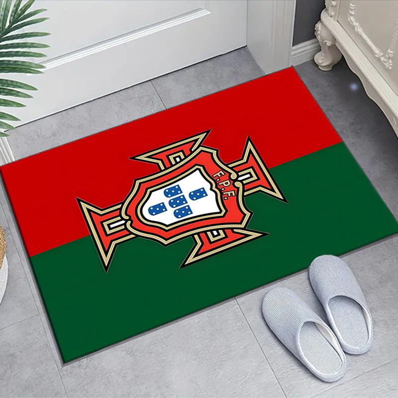 1pc Football Team Design Area Rug - Non-Slip, Soft & Cozy Floor Mat for Living Room, Bedroom, Office - Indoor/Outdoor Decorative Carpet