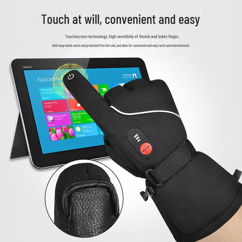 REACH STAR SAVIOR Heated Touchscreen Cycling Gloves