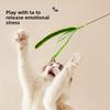 Cat Toy Dog Tail Grass Extra-long Cat Toy Stick Feather Stick Steel Wire Cat Toy Feather Cat Toy Stick Flexible