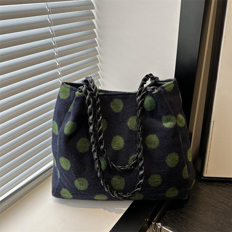 Retro Suede Tote Bags for Women Shoulder Bags Large Capacity Armpit Bag Shopping Bag Class Bags for Girl Designer Bag