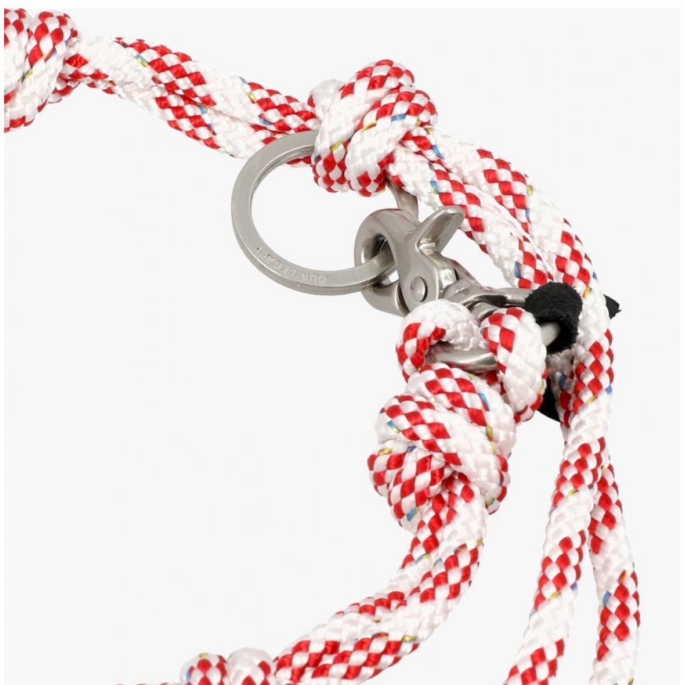 Aourlegacy Radon Boat Rope Alarm Stripe Polyester Necklace A2258bas