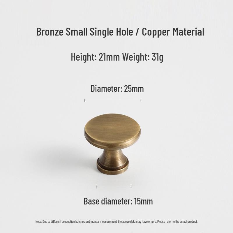American Brass Retro Wardrobe Handle In Antique Bronze for Cabinets and Drawers