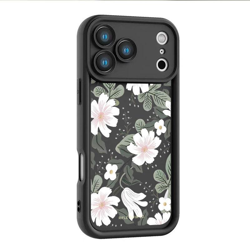 Elegant Orchid Print Girlish Anti Drop Shockproof Soft Phone Case For Multiple Iphone Models