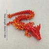 3D Printed Dragon Ornament Desktop Ornament 3d Printed Animals Home Office Craft Printed Figures Christmas Gifts
