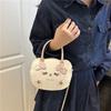 Cartoon Cute Cat Niche Design Handbag New Sweet Shoulder Messenger Bag Female