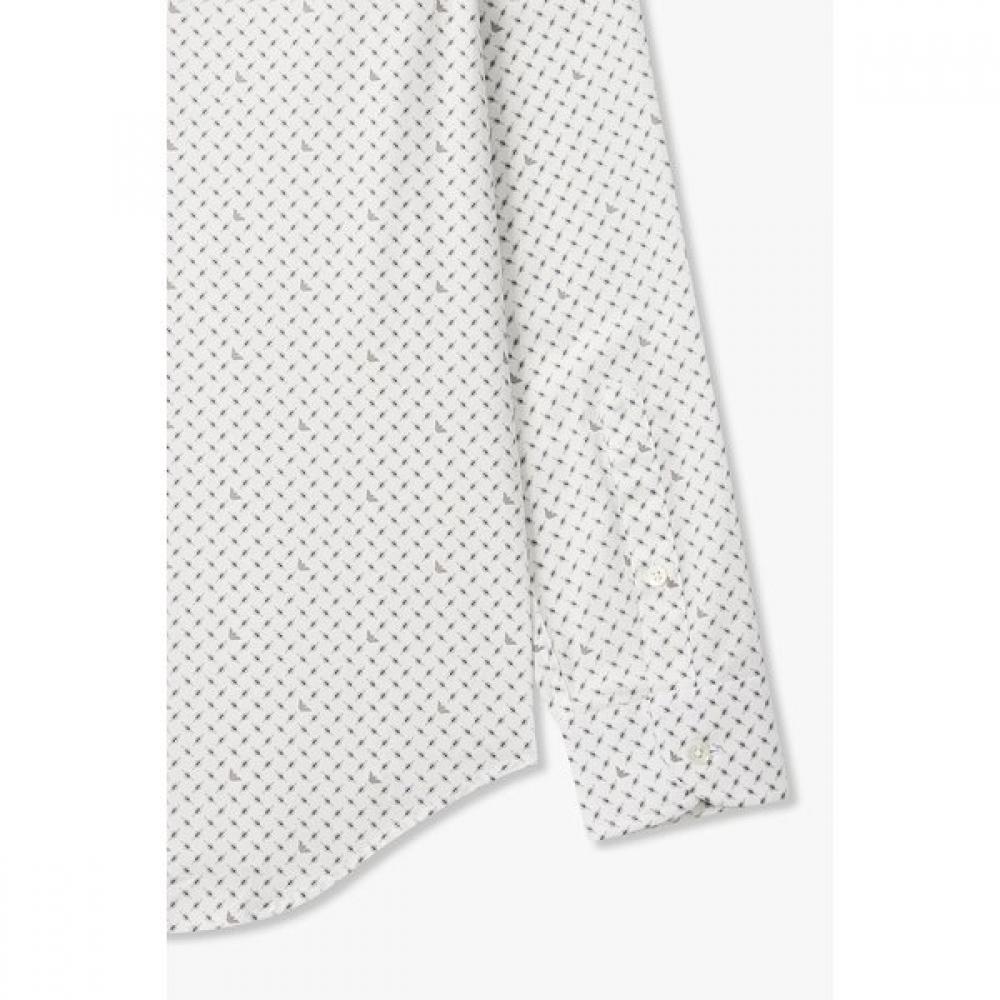 Emporio Armani Men S Eagle Pattern Stretch Shirt A516104014