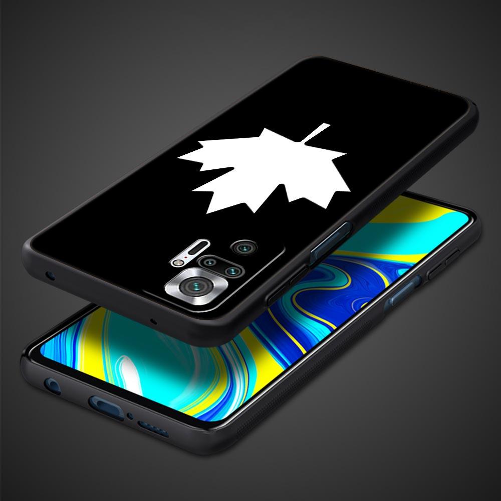 Maple Canada Flag Love Football Phone Case For Xiaomi Redmi Note 14 13 5G 10 11 12 Pro Plus 4G 14C 13C 12C 10C Black Cover