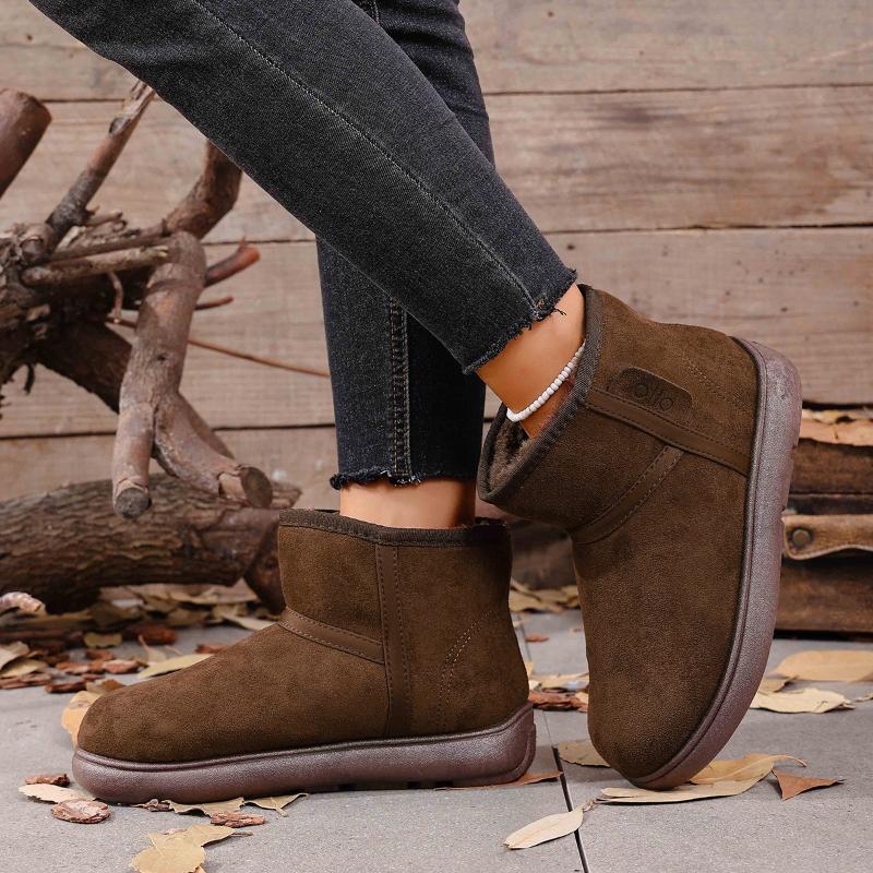 

Зимние утепленные с толстой подошвой ботинки-луноходы с большой головкой, удобные женские теплые ботинки с коротким голенищем, хлопковые ботинки «хлеб», ботинки с круглым носком для женщин 41