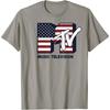 MTV Logo American Flag Graphic T-Shirt