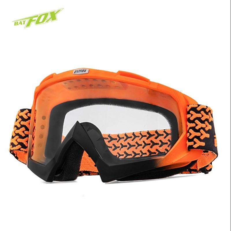 BMX Mountain Bike Cycling Protective Goggles Safety Eyewear Skiing Snowboarding Outdoor Sports F816 Orange-Black Gradient - F816
