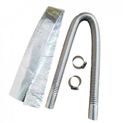 Exhaust Pipe With Fire Resistant Sleeve 0 6m For Diesel Heater For VAN