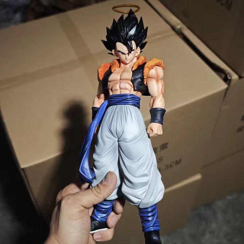 New Zb Studio Dragon Ball Anime Figure 30cm Gogeta Figure Super Saiya Ssj Figure Pvc Statue Collection Model Toy Gift