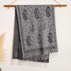 Retro Ethnic Style Popular High-End Atmosphere Jacquard Cashew Shawl Scarf A Versatile