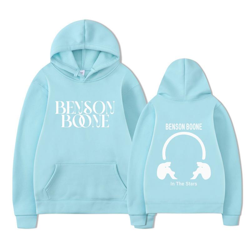 Hooded Sweater Harajuku Funny Benson Boone Sweater, Long Sleeve Men's and Women's Pullover Spot