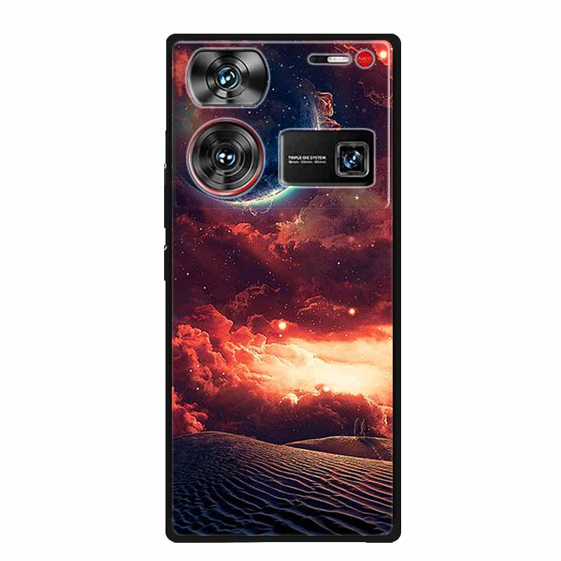 For ZTE Nubia Z60 Ultra Case Animals Soft Silicone TPU Cover Phone Cases For ZTE Nubia Z60Ultra 5G Protective Cool Wolf Coque