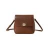 Genuine Leather Women's Bag New Retro Fashion Simple All-matching Casual Small Square One-shoulder Cross-body
