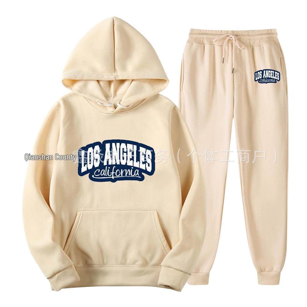 Men's Fashion Fleece Pullover & Sports Hoodie Set