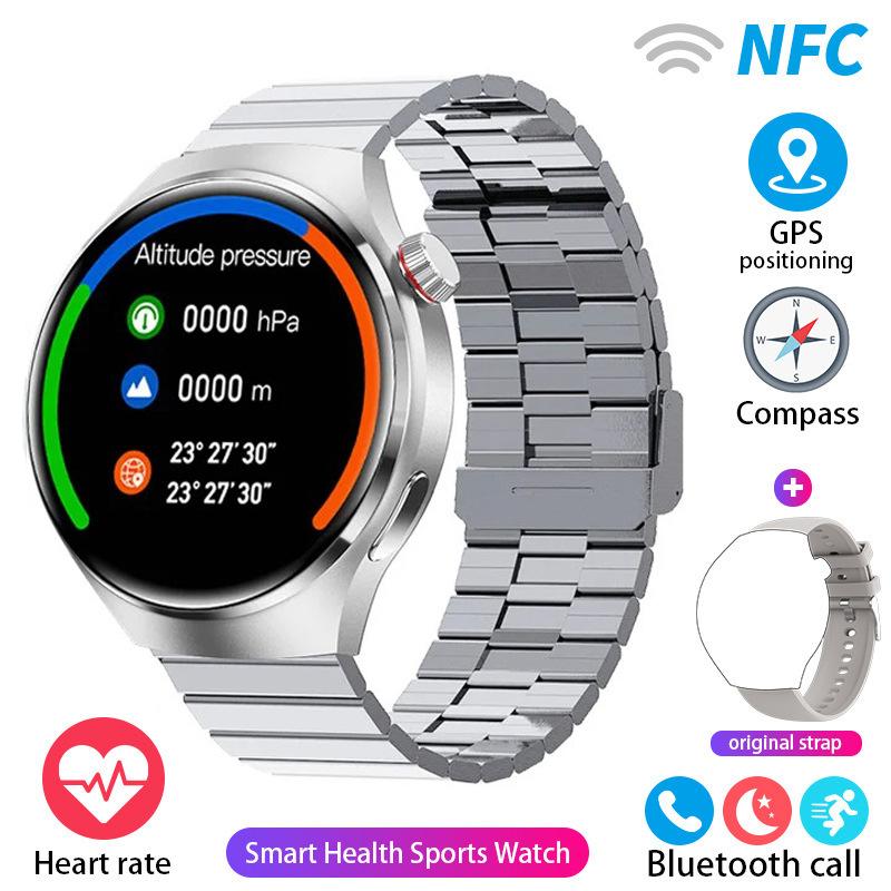 Smartwatch GPS 1,53 Zoll großer Bildschirm Smart Watch Sportmodus Remote-Kamera Bluetooth-Anruf Smart Watch